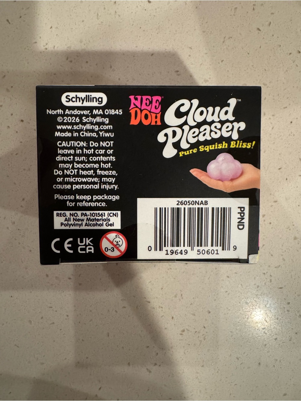 Needoh Cloud Pleaser Soft Doh Squish - Pink Cloud - Picture 2 of 3